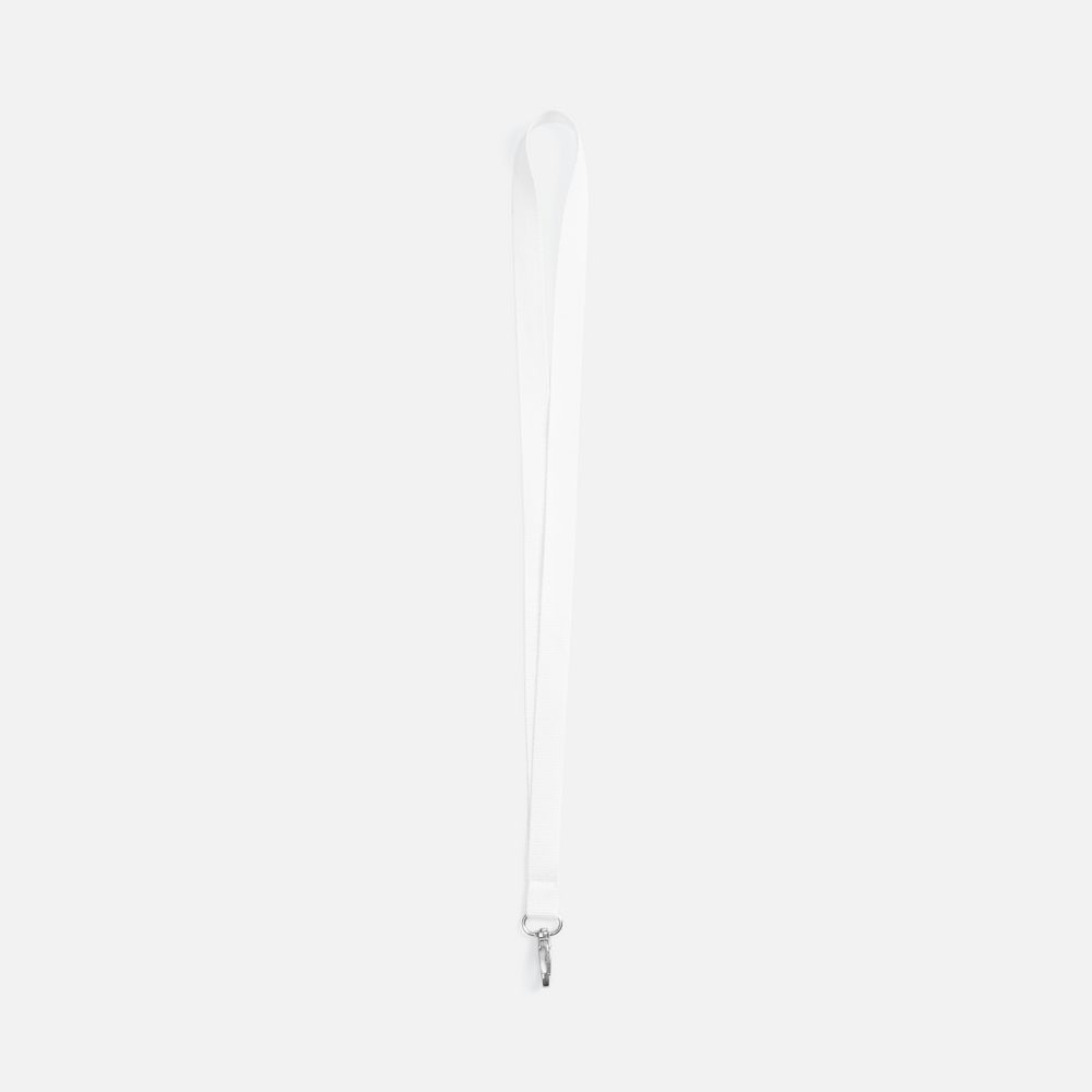 Лента для бейджа Pin, белая-0