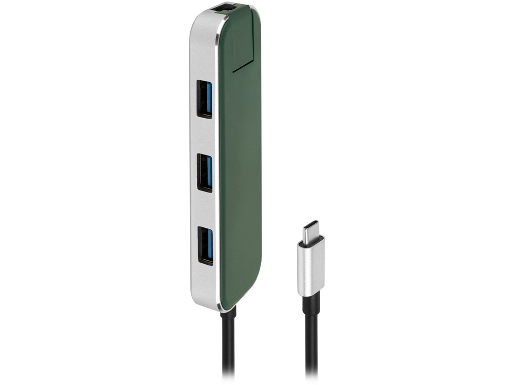 Хаб USB Rombica Type-C Chronos Green-3