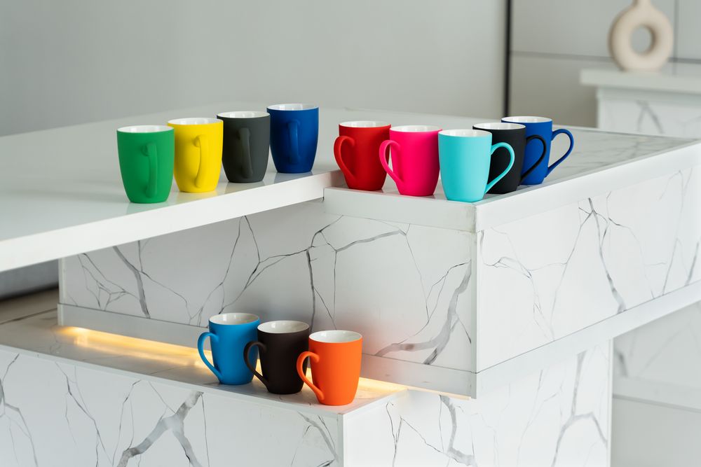 Кружка Good Morning с покрытием софт-тач, ver.2, желтая-3