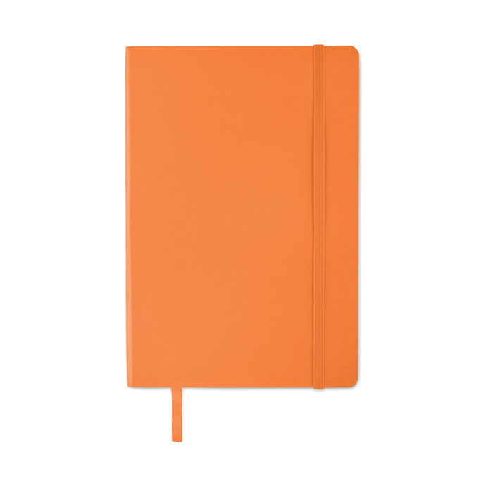 A5 recycled notebook, оранжевый-3