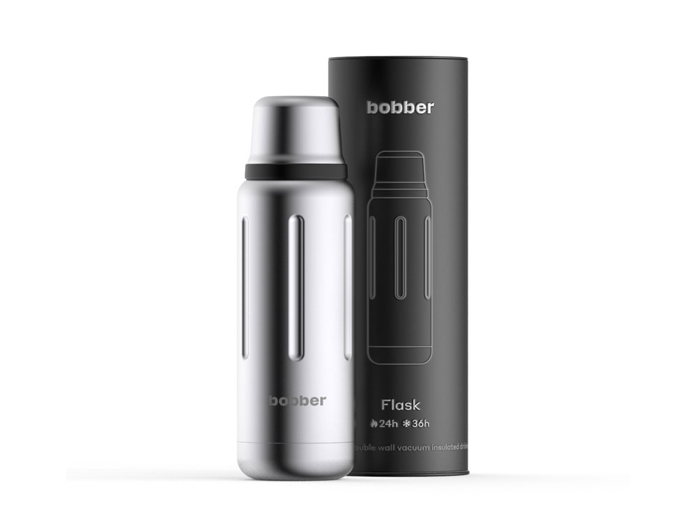 Термос для напитков, вакуумный, бытовой, тм bobber. Объем 0.47 литра. Артикул Flask-470 Matte-0
