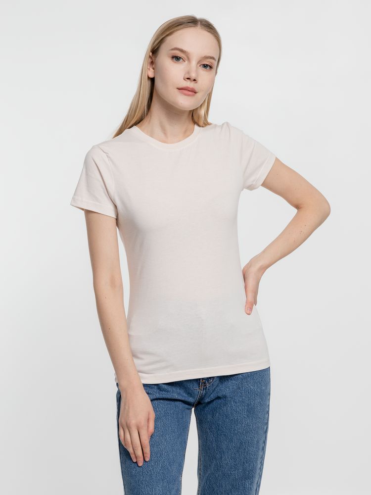 Футболка женская T-bolka Lady, молочно-белая-2
