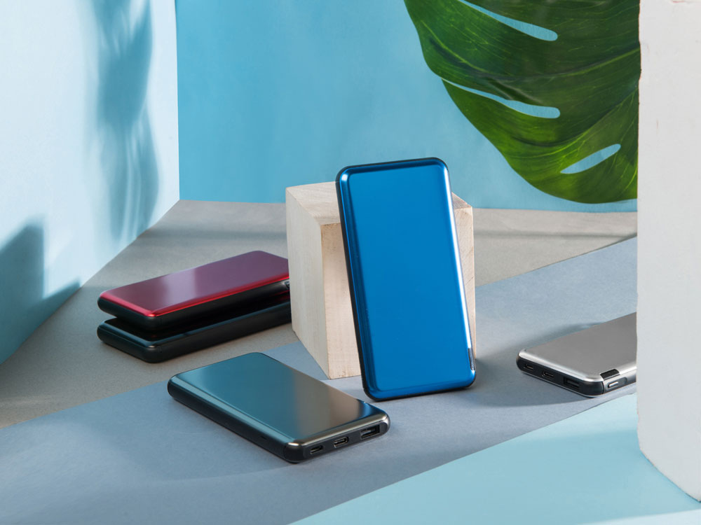 Внешний аккумулятор Forge v.2, металл, 10000mah, серебристый-11