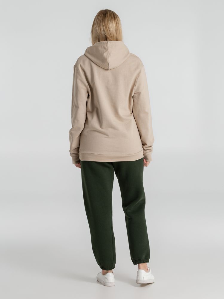 Толстовка с капюшоном унисекс Hoodie, бежевая-9