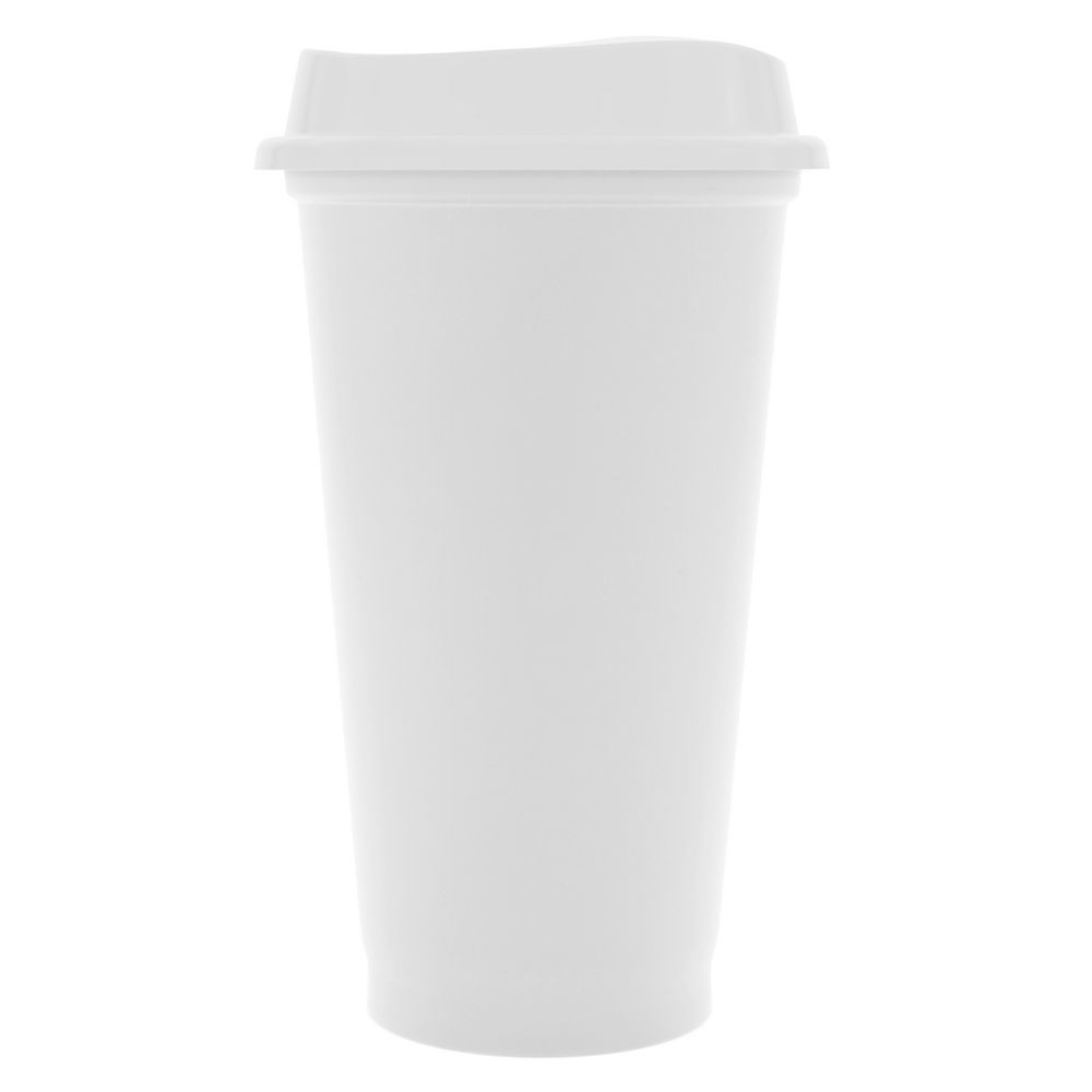 Стакан с крышкой Color Cap White, белый-1