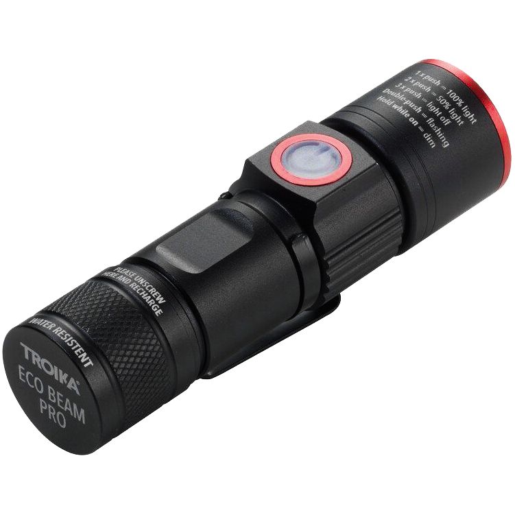 Аккумуляторный фонарик Eco Beam Pro, черный-1
