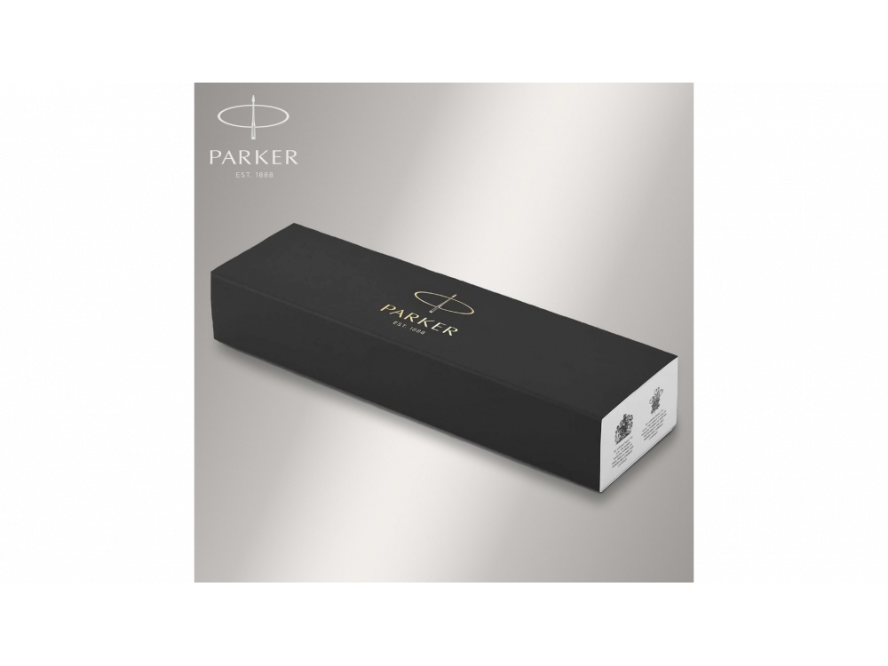 Ручка-роллер Parker IM Stainless Steel CT, стержень: F, цвет чернил: black, в подарочной упаковке-3