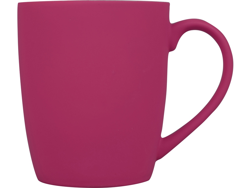 Кружка с покрытием soft-touch Tulip Gum, фуксия-1