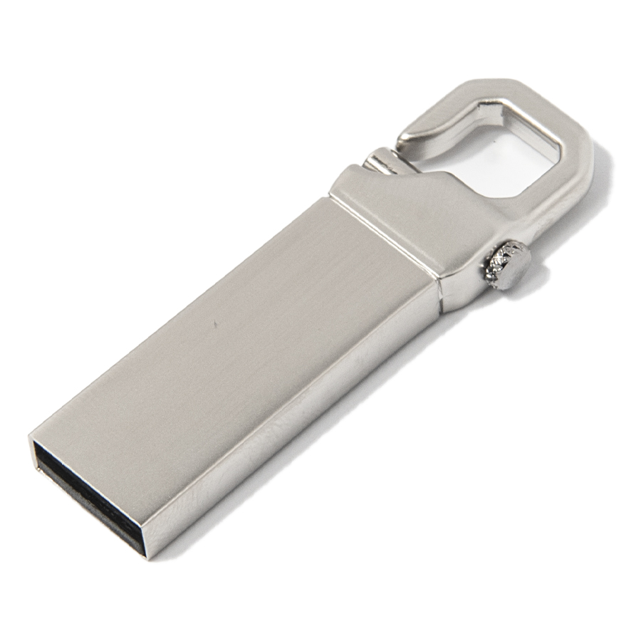 USB flash-карта CARABINE (8Гб), серебристый-0