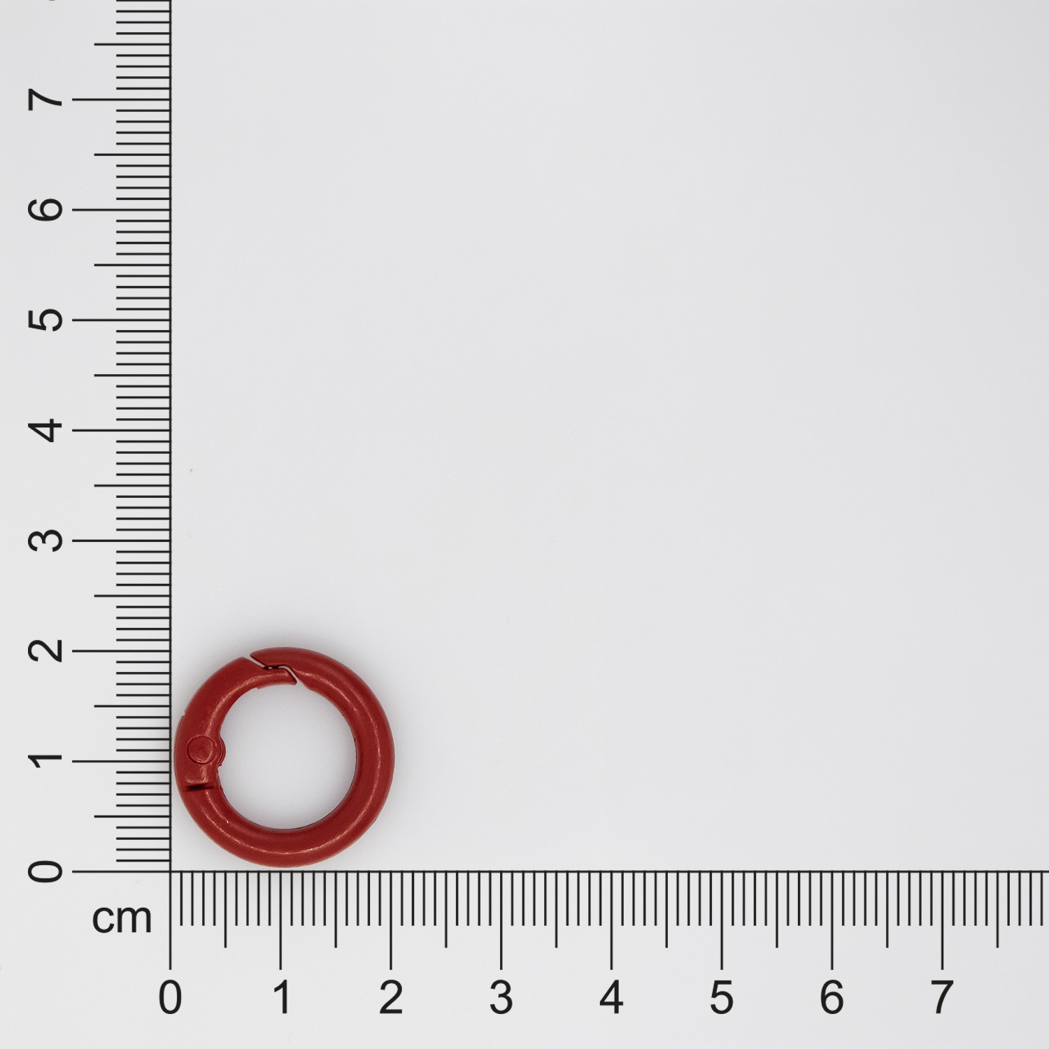 Карабин-кольцо Ring для обвеса, d=2см (красный)-3