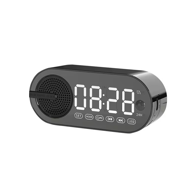 Колонка беспроводная MyTone Sound Clock c часами, Черный-0