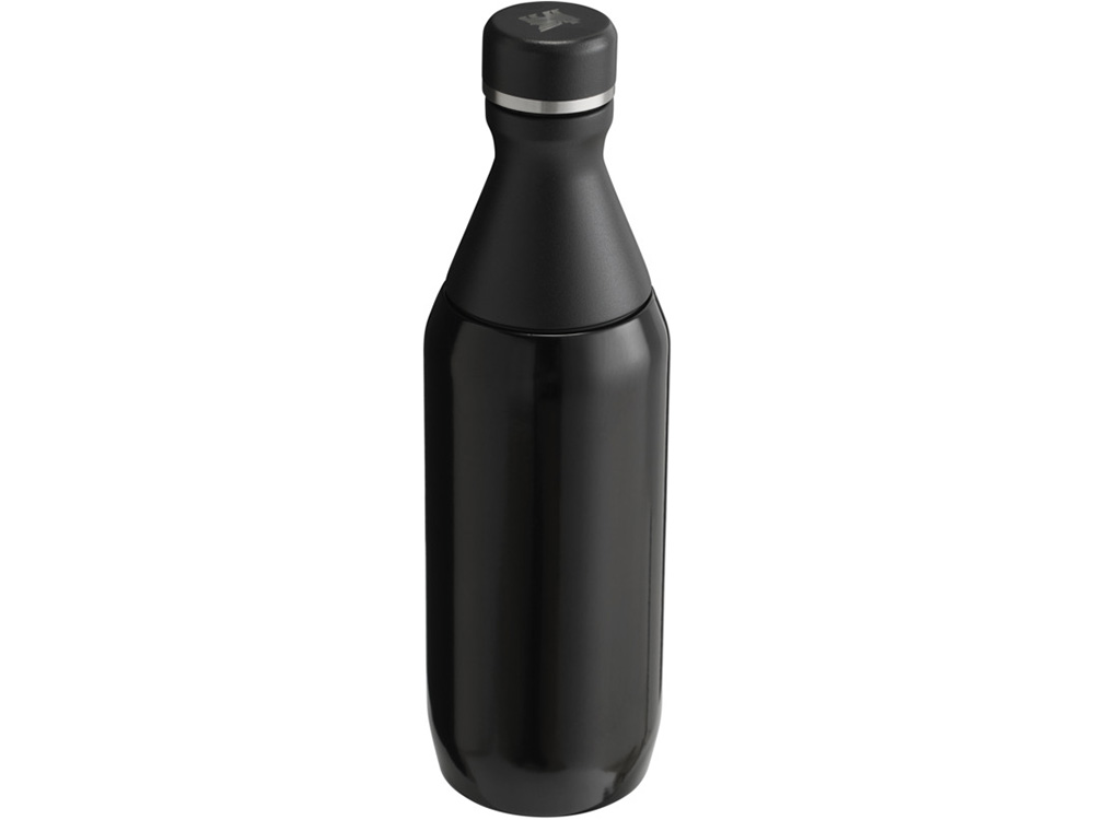 Бутылка для воды Stanley All Day Slim объемом 350 мл - черный глянцевый-2