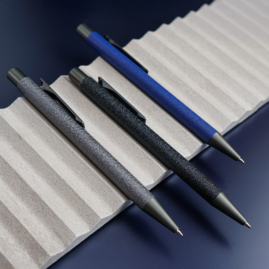 Ручка шариковая FACTOR FOLIO, серый, серебристый-3