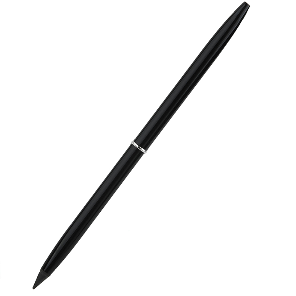 Вечный карандаш с шариковой ручкой EverLine, Черный-0