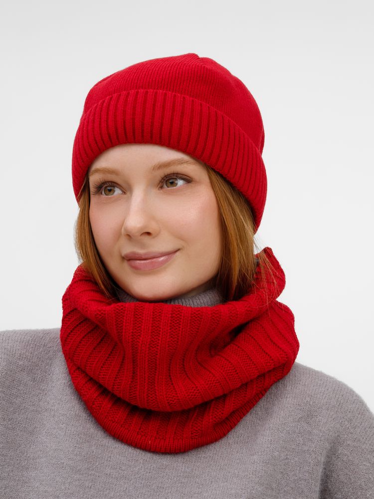 Снуд ComFleece, красный-6