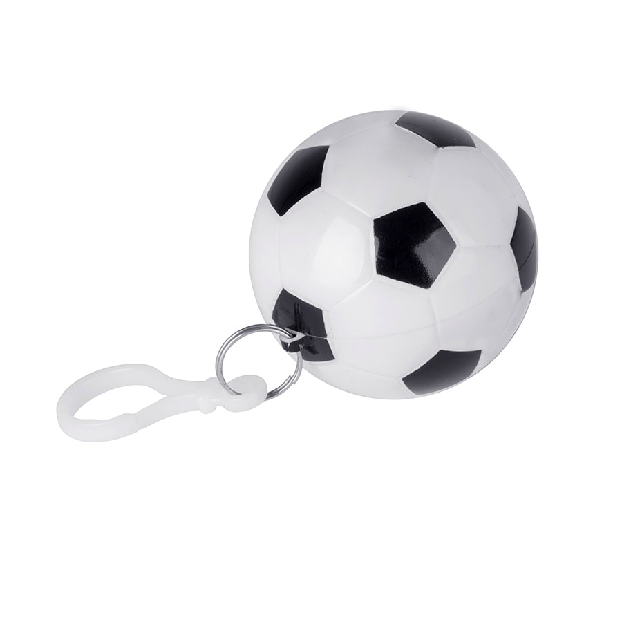 Дождевик FOOTBALL, белый, черный-0