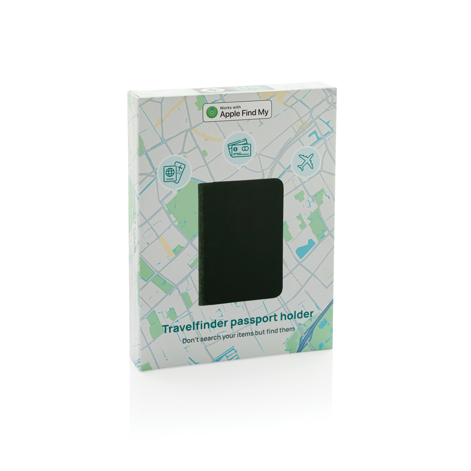 Обложка для паспорта Travelfinder с технологией Find My-3