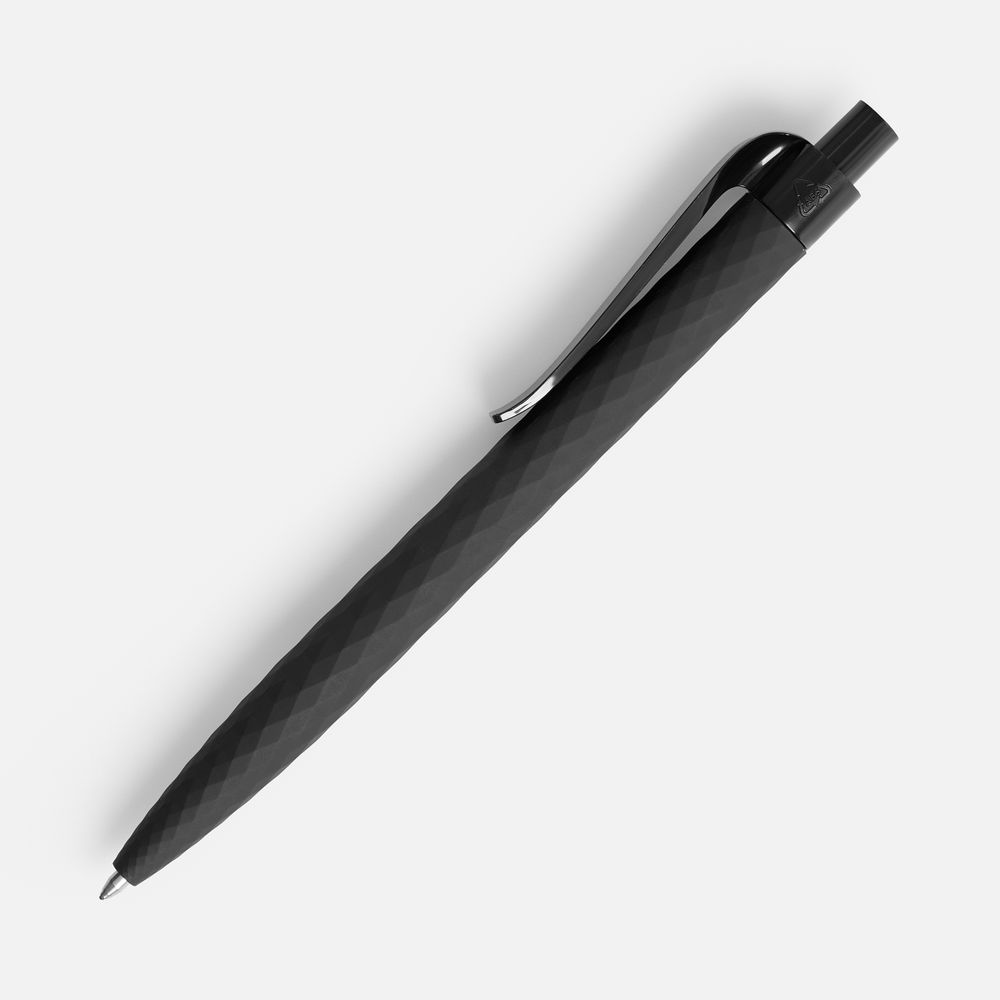 Ручка шариковая Prodir QS01 PRP-P Soft Touch, черная-3