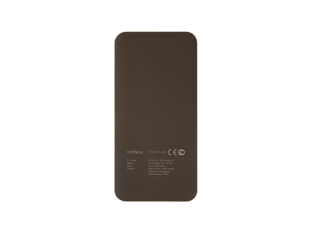 Внешний аккумулятор Rombica NEO Bright 2C, коричневый-3