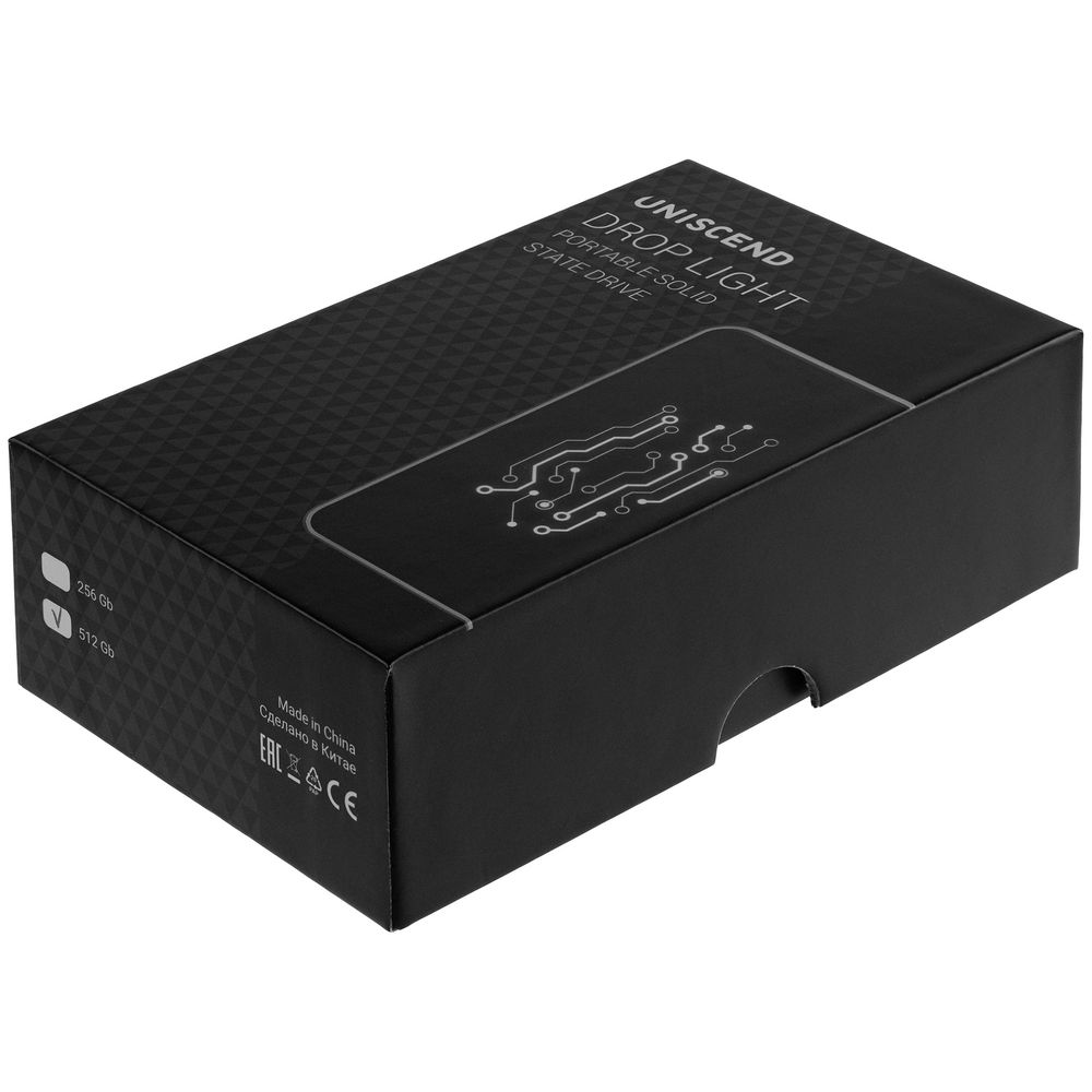 Внешний SSD диск Drop Light, с подсветкой гравировки, 512 Гб-6