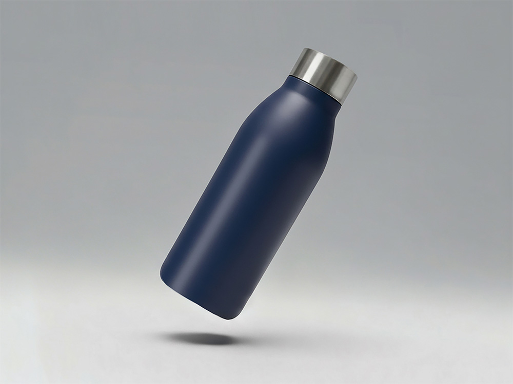 Вакуумная термобутылка Brottle, темно-синий-0