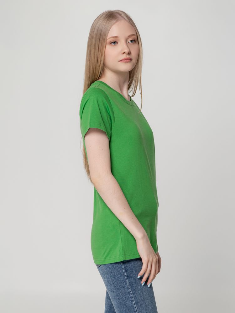 Футболка женская T-bolka Lady, ярко-зеленая-2