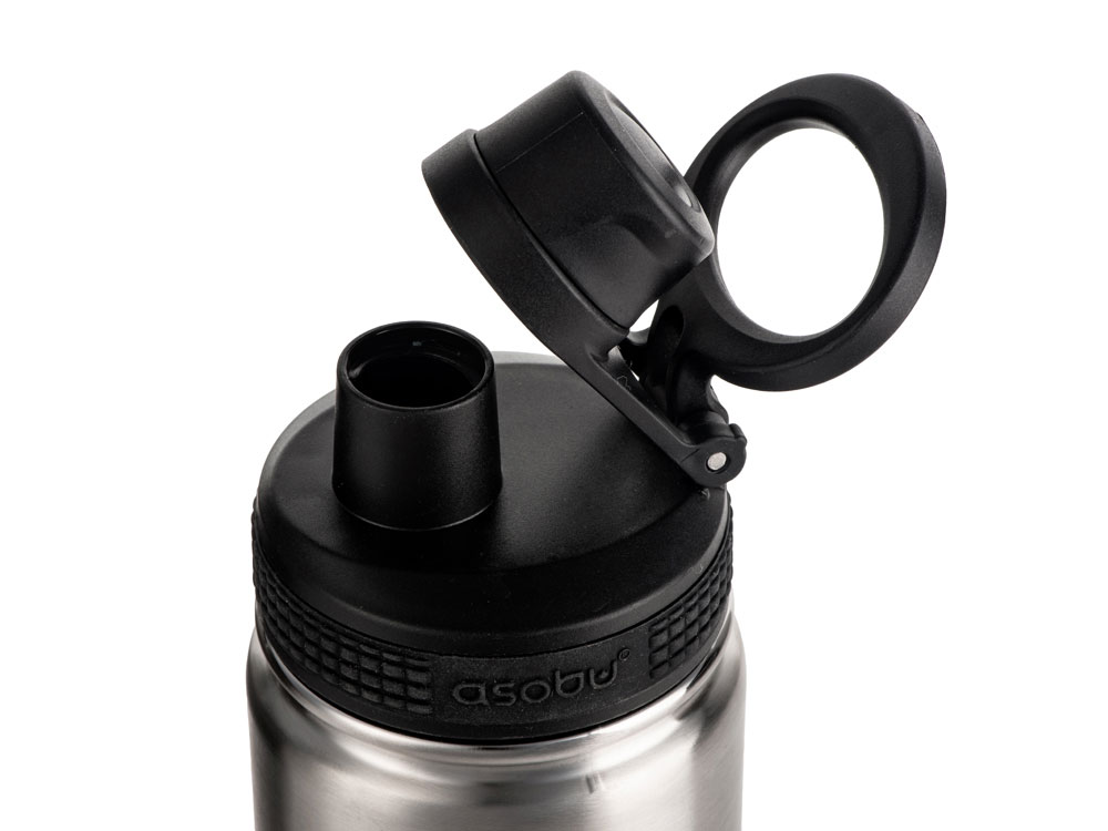 Вакуумная термобутылка ALPINE FLASK, 530 мл, черный-1