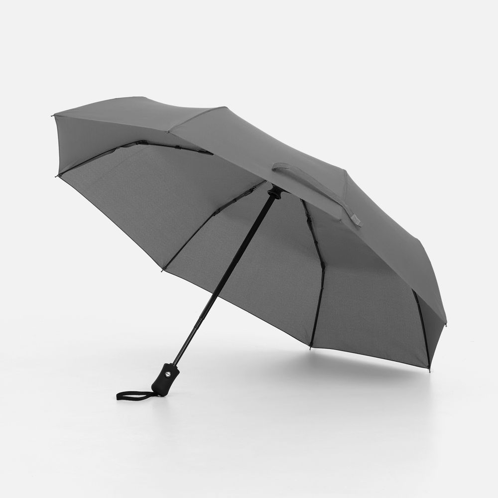 Зонт складной Monsoon, серый-0