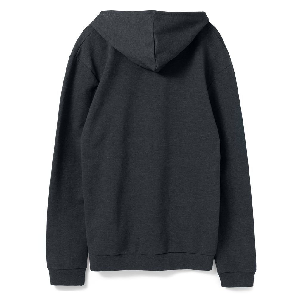 Толстовка с капюшоном унисекс Hoodie, темно-серая-2