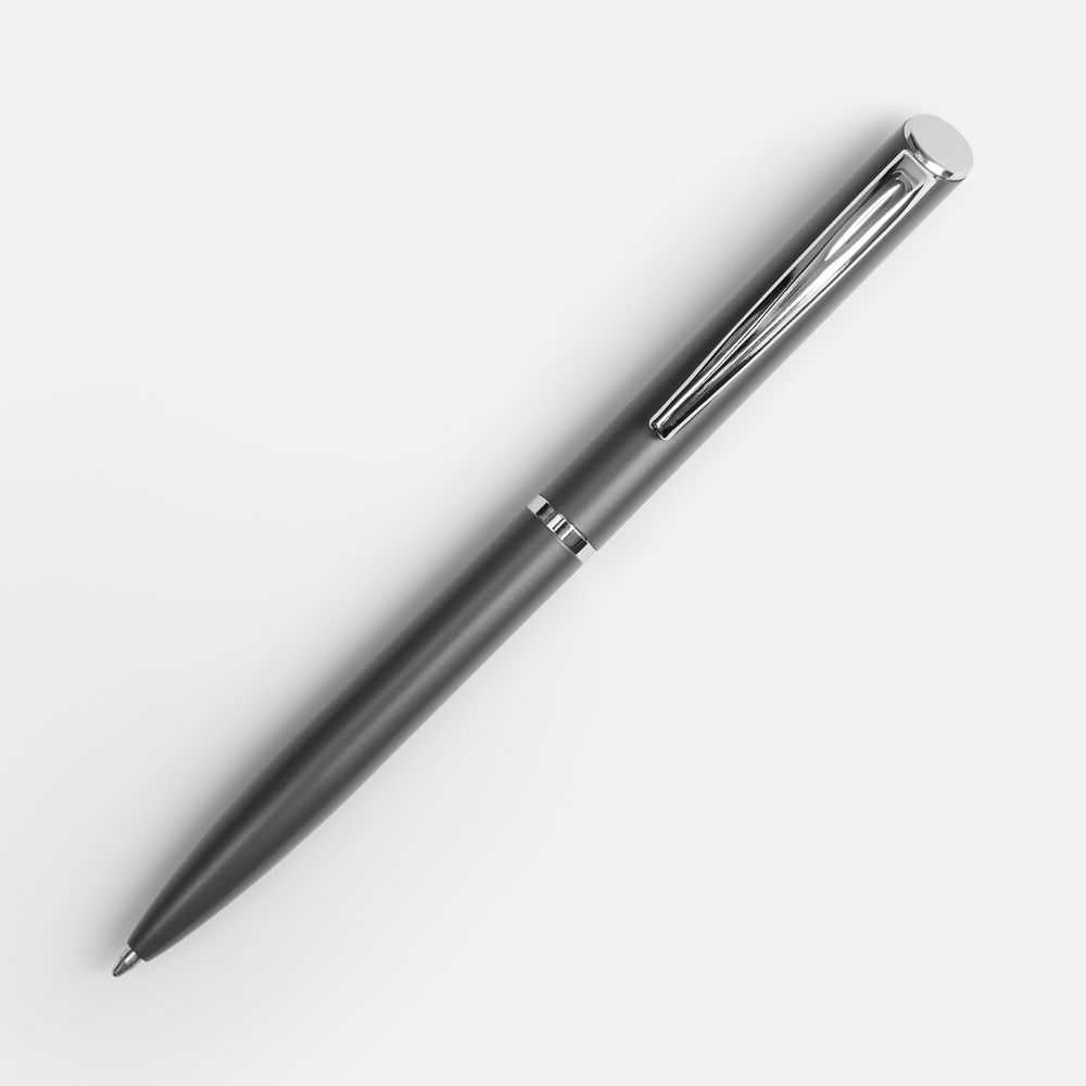 Ручка шариковая Ringa, серая-1