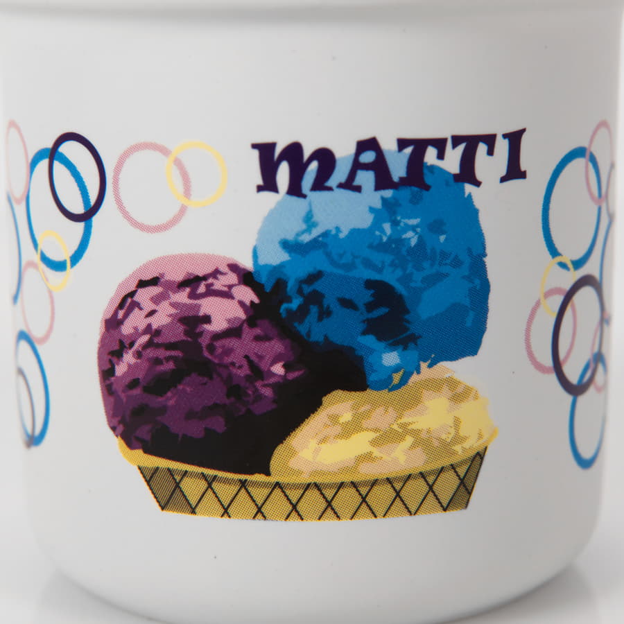 Кружка MATTI, белый, синий-1