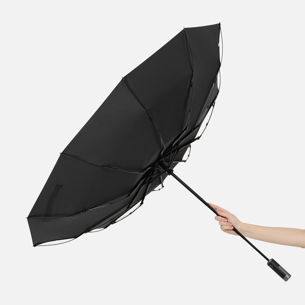 Зонт складной Regenfall, черный-4