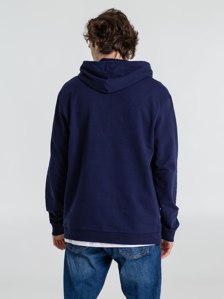 Толстовка с капюшоном унисекс Hoodie, темно-синяя-9