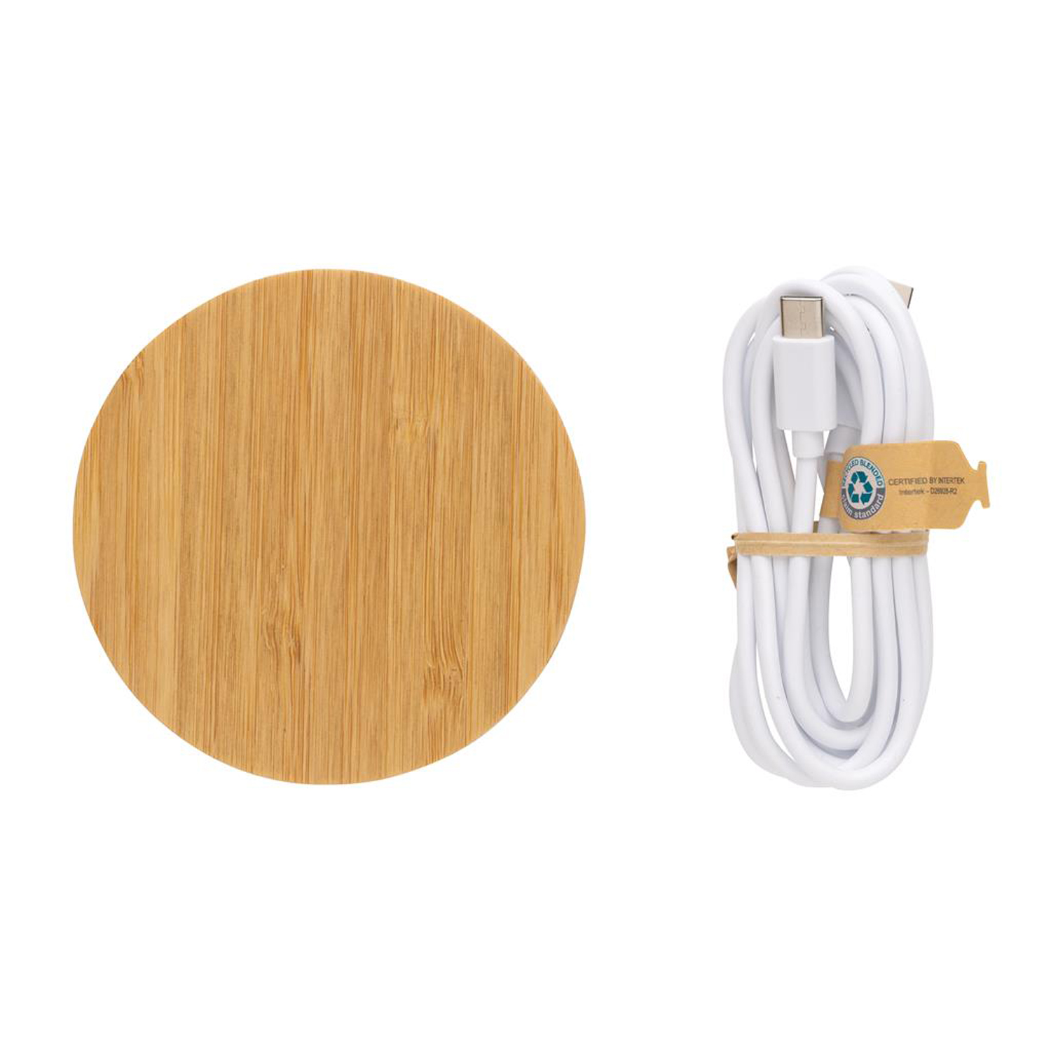 Док-станция Bamboo FSC® для беспроводной зарядки, 15 Вт-5