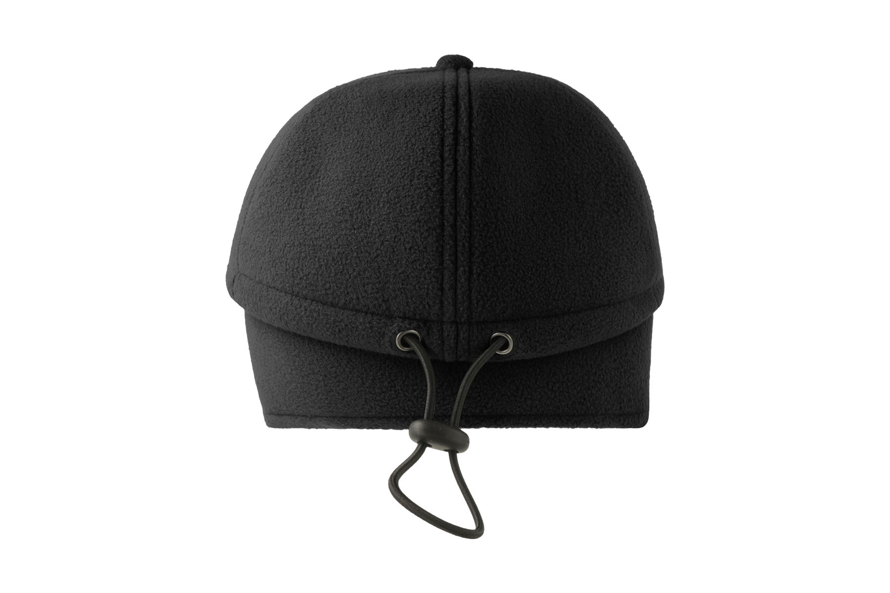 Бейсболка SNOW FLAP STOPPER-S, 6 клиньев, черный-4