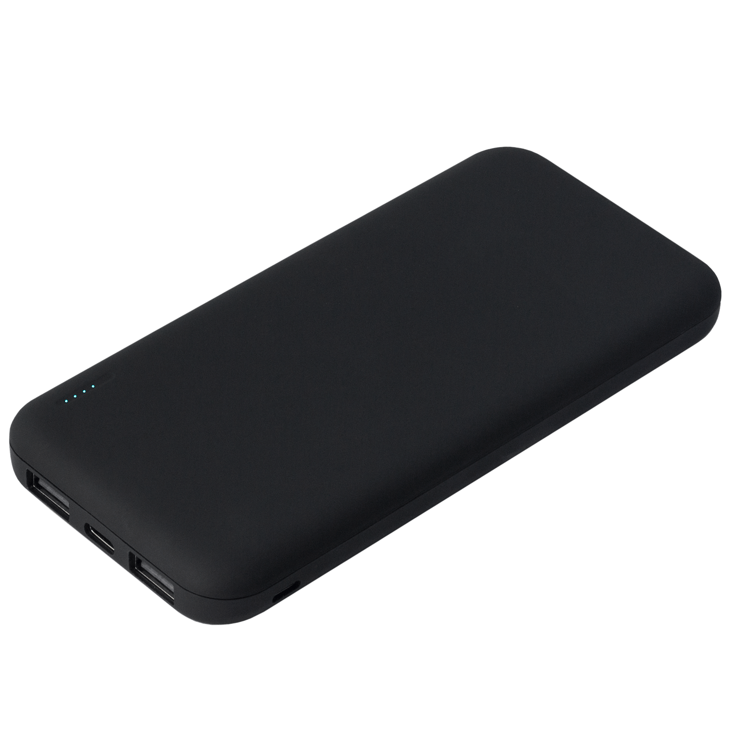 Внешний аккумулятор с подсветкой Люче (Luce) 10000 mAh, черный-0