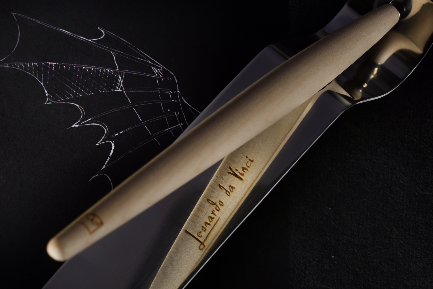 Шариковая ручка Pininfarina Piuma LEONARDO MAPLE WOOD-9