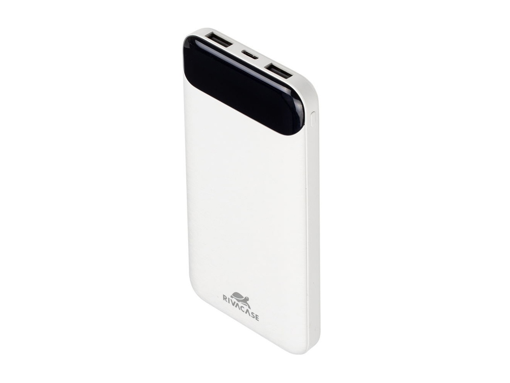 RIVACASE VA2240 (10000mAh) с дисплеем, белый, внешний аккумулятор 12/48-0
