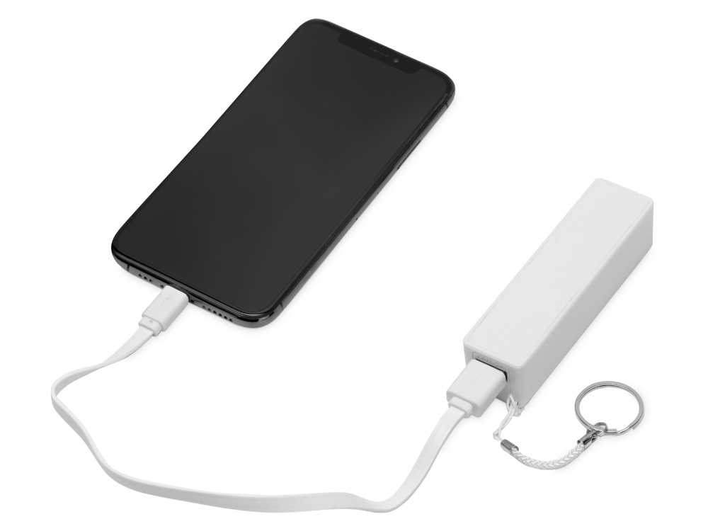 Портативное зарядное устройство Сатурн, 2200 mAh, белый-1