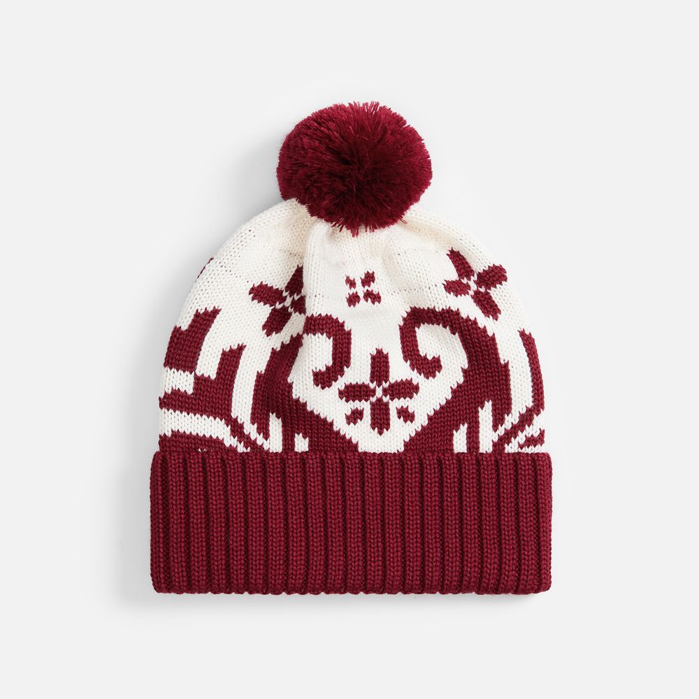 Шапка Wintertude, красная с белым-0