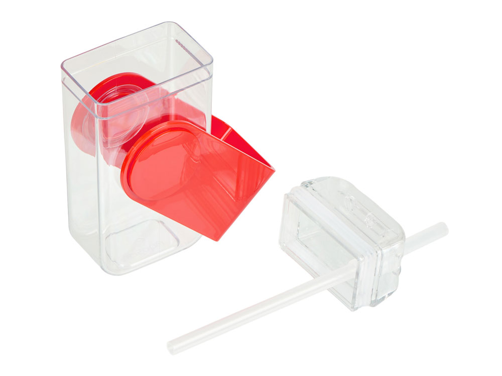 Бутылка для воды JUICY DRINK BOX, красный-4