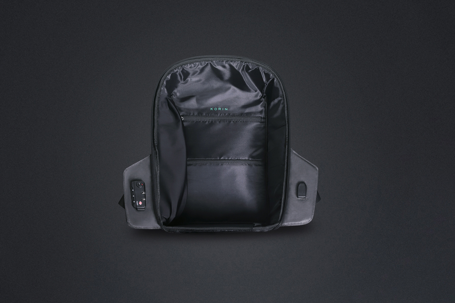 Рюкзак KORIN HiPack 43х33х16 см, черный-10