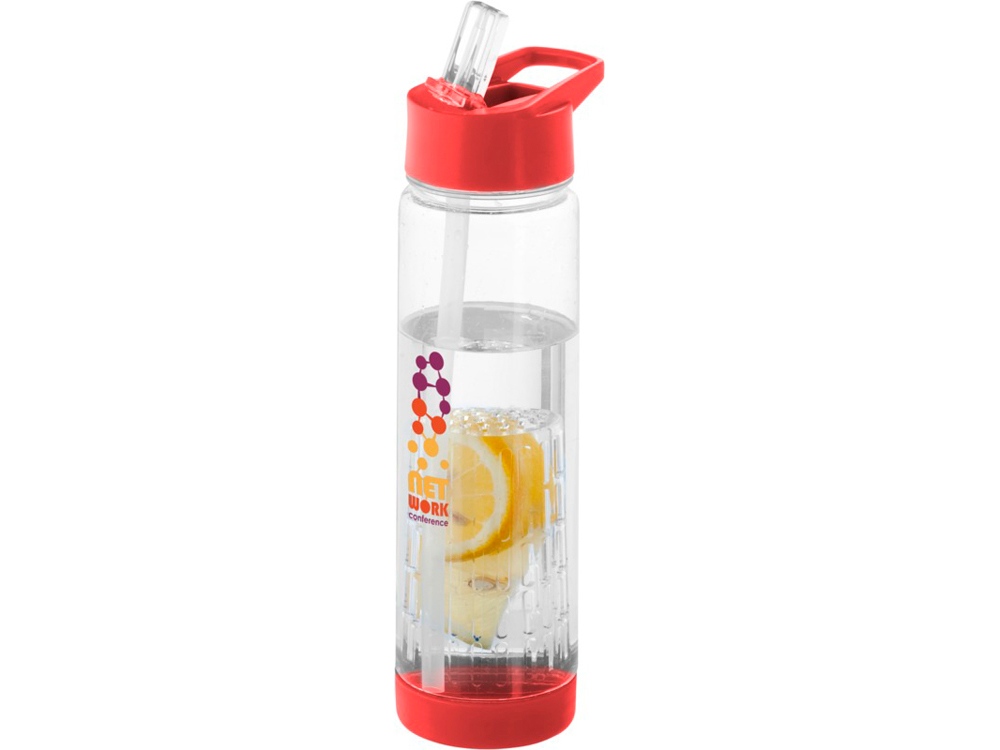 Бутылка Tutti Frutti, красный-4