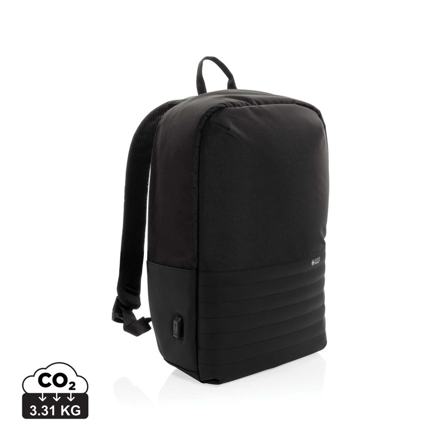Антикражный рюкзак для ноутбука Swiss Peak с RFID-защитой из rPET AWARE™, 15,6’’-11