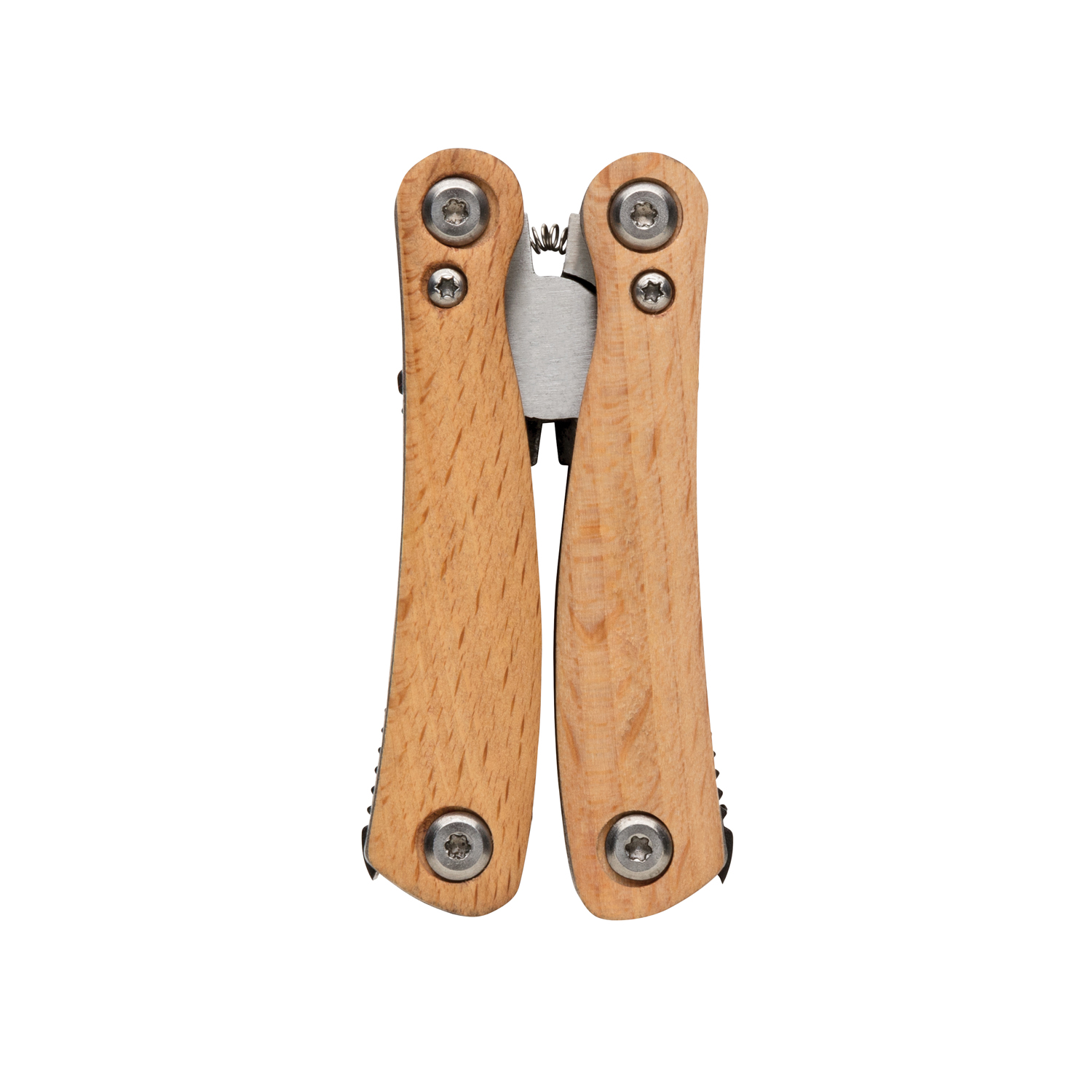 Мини-мультитул Wood, коричневый-1
