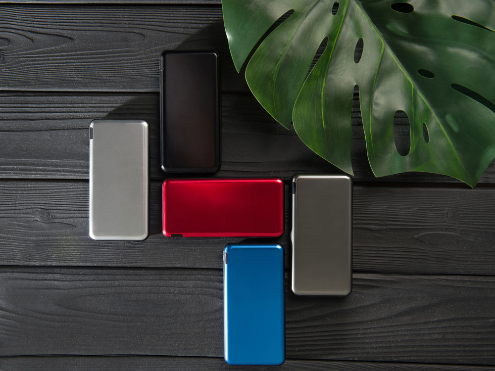 Внешний аккумулятор Forge v.2, металл, 10000mah, черный-11