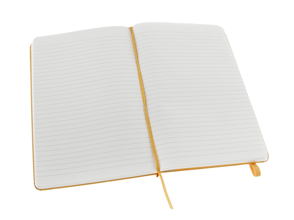 Записная книжка Moleskine Classic (в линейку) в твердой обложке, Large (13х21см), оранжевый-2