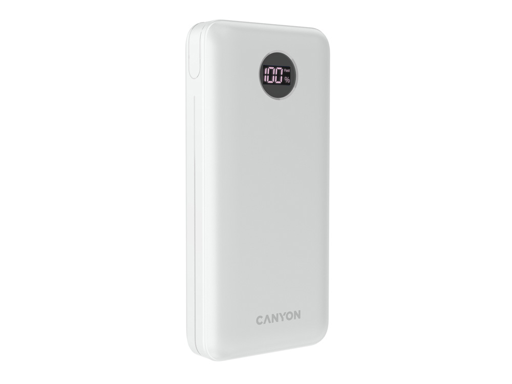 Портативный аккумулятор Canyon PB-2002 (CNE-CPB2002W), белый-0