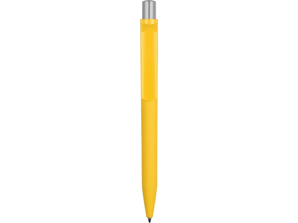 Ручка шариковая UMA ON TOP SI GUM soft-touch, желтый-1