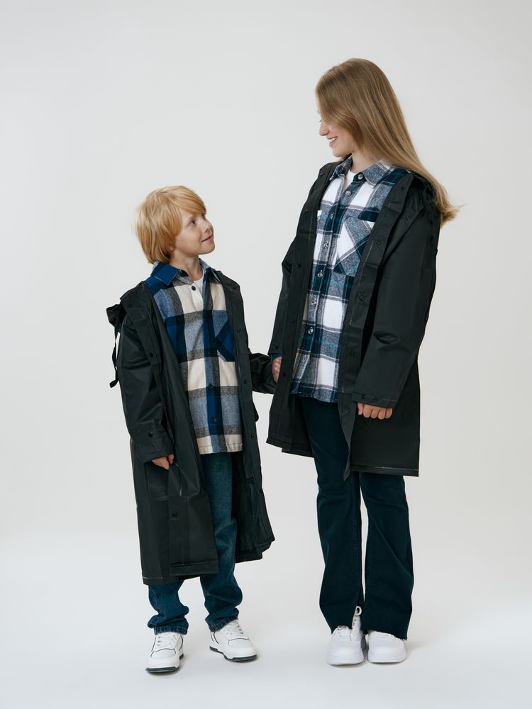Дождевик детский RainDrop Kids, черный-6